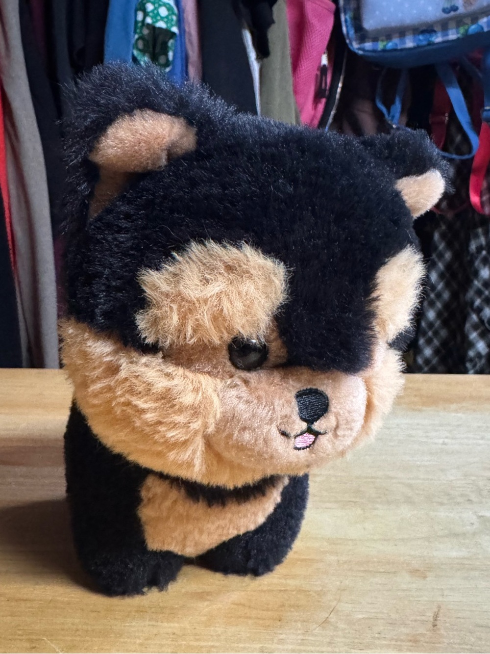 Plush Black and Tan Puppy Plush Toy